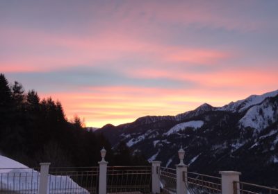 Wintermorgen Landpalais Ahrntal Südtirol